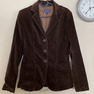 John Ashfield brown velvety jacket blazer